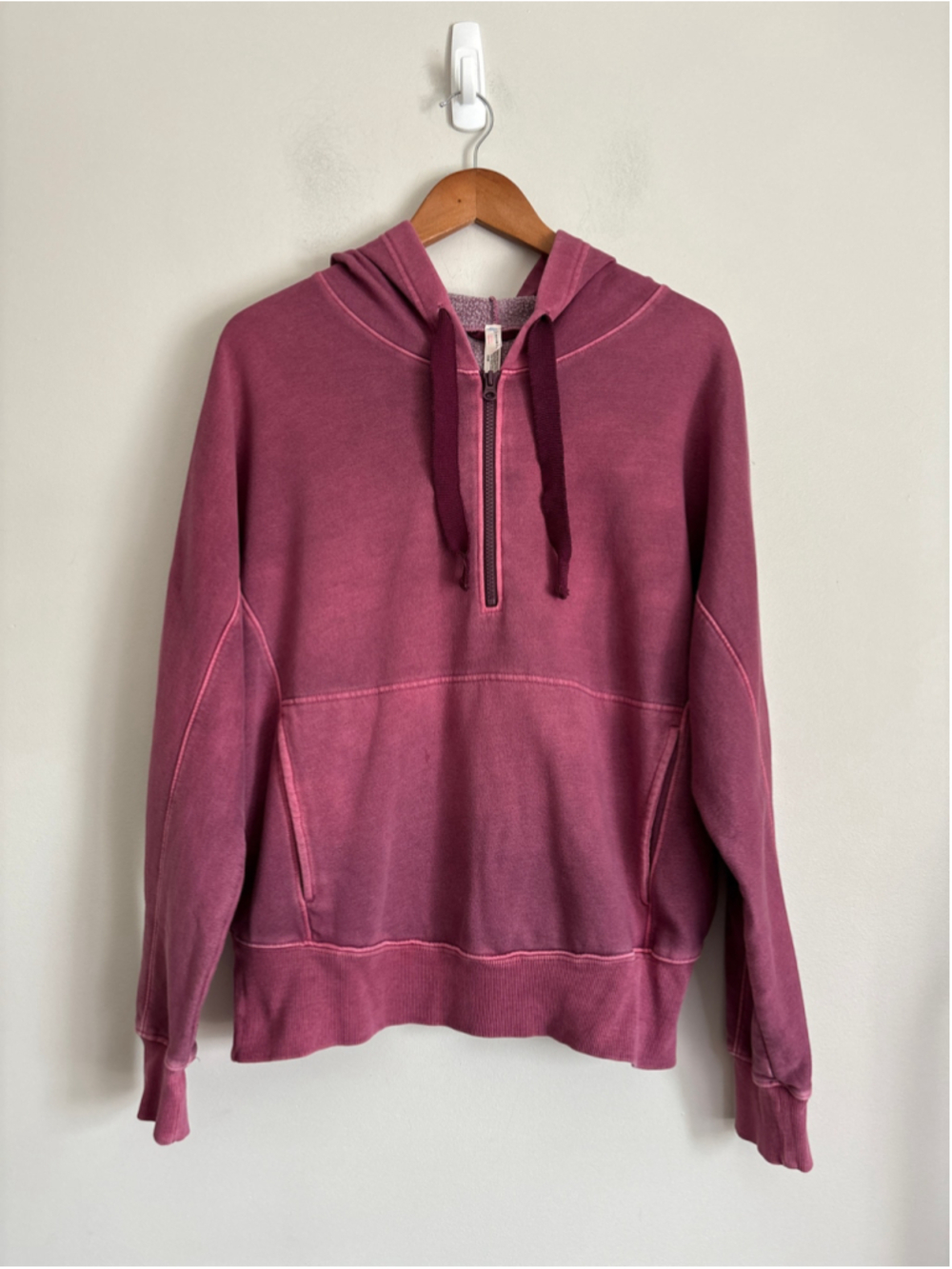 Free People FP Movement Half-Zip Hoodie Size M Kangaroo Pocket Athleisure